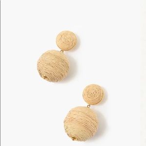 Raffia Lantern earrings from Tuckernuck